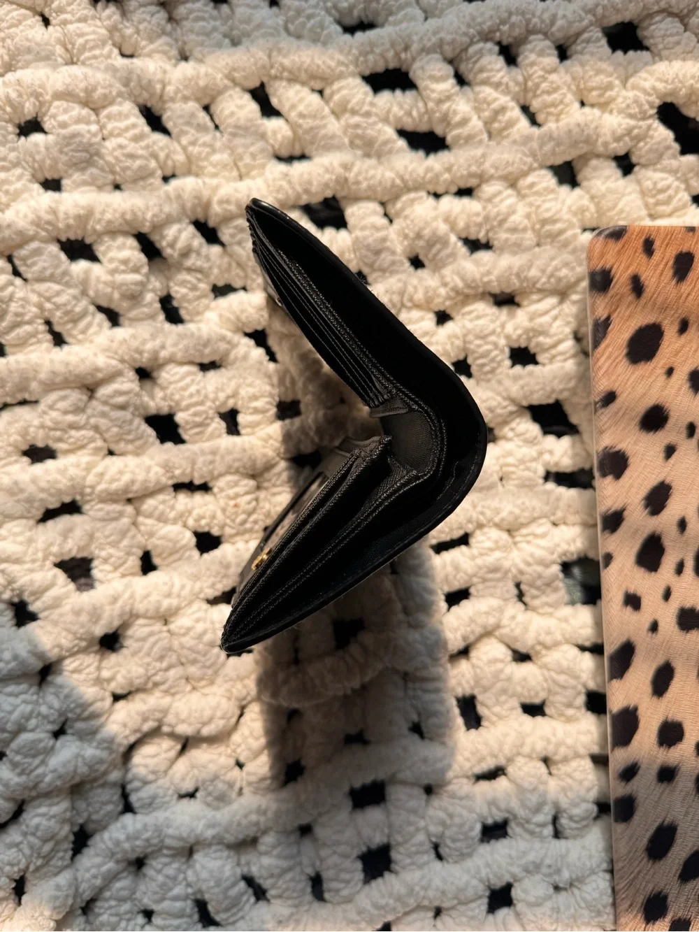 Michael Kors Black wallet with Gold